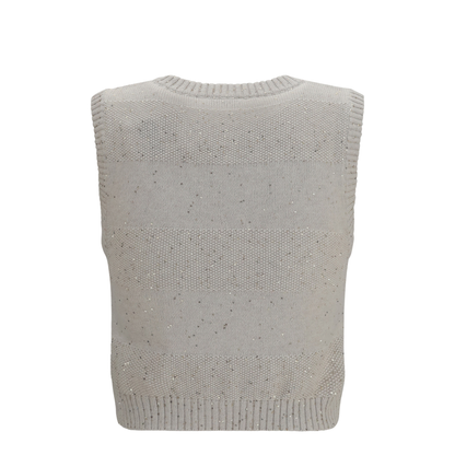 Knit and Sequin Vest - Image 2