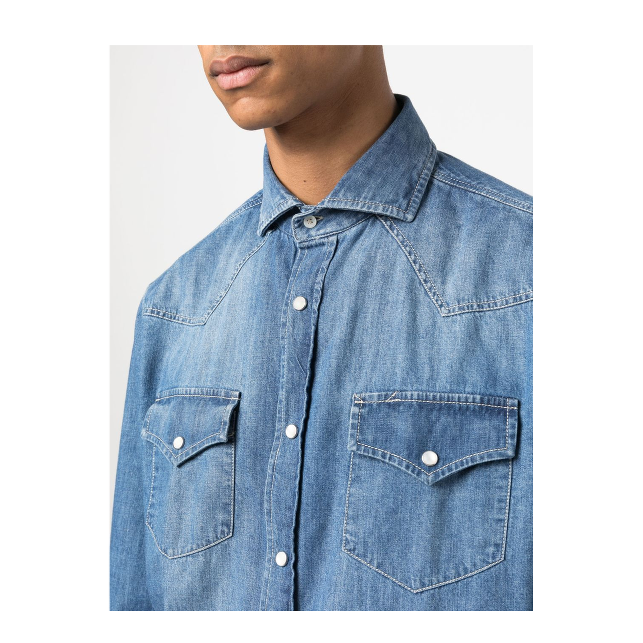 Lightweight Denim Shirt - Image 5