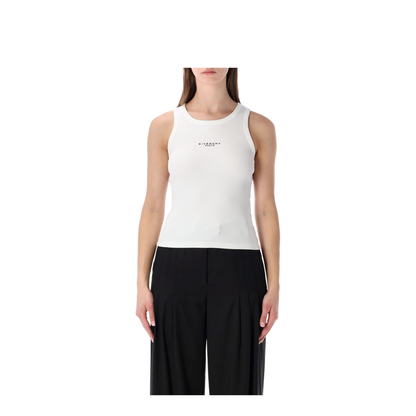 Logo Ribbed Tank Top - Image 1
