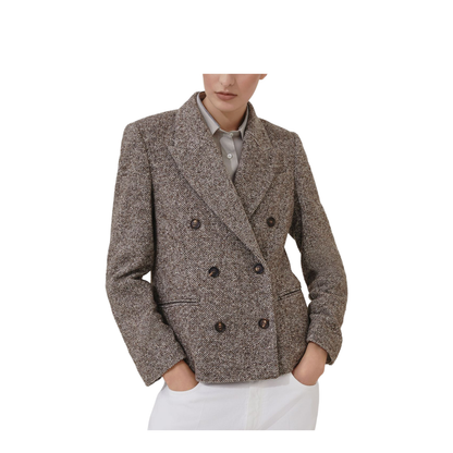 Double-breasted Silk Blend Blazer - Image 2