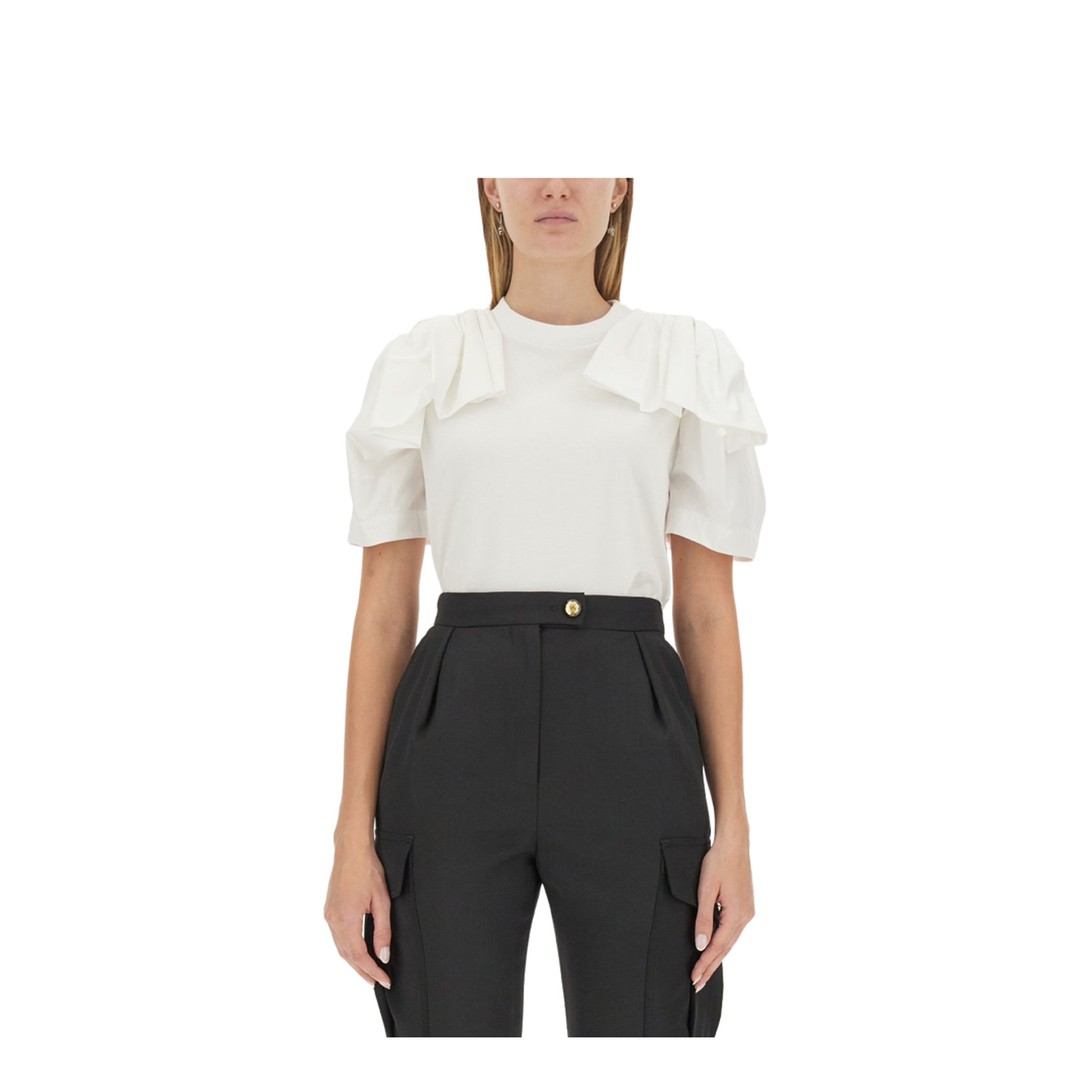 T-Shirt with Ruffles - Image 1