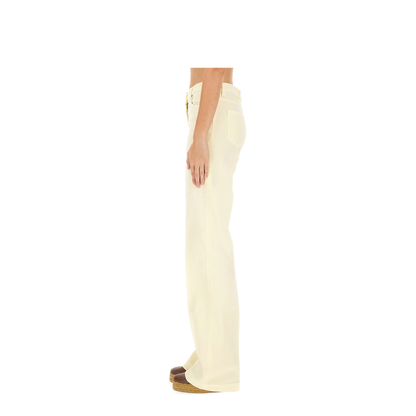 Embroidered-Detail Five-Pocket Design Jeans - Image 4