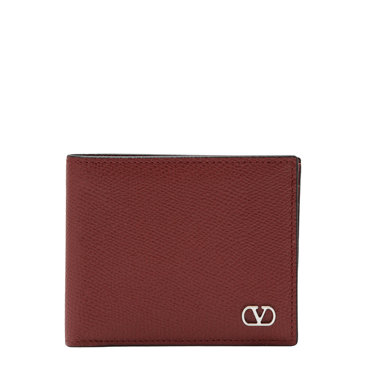 VLogo Signature Bi-Fold Wallet - Red - Image 1