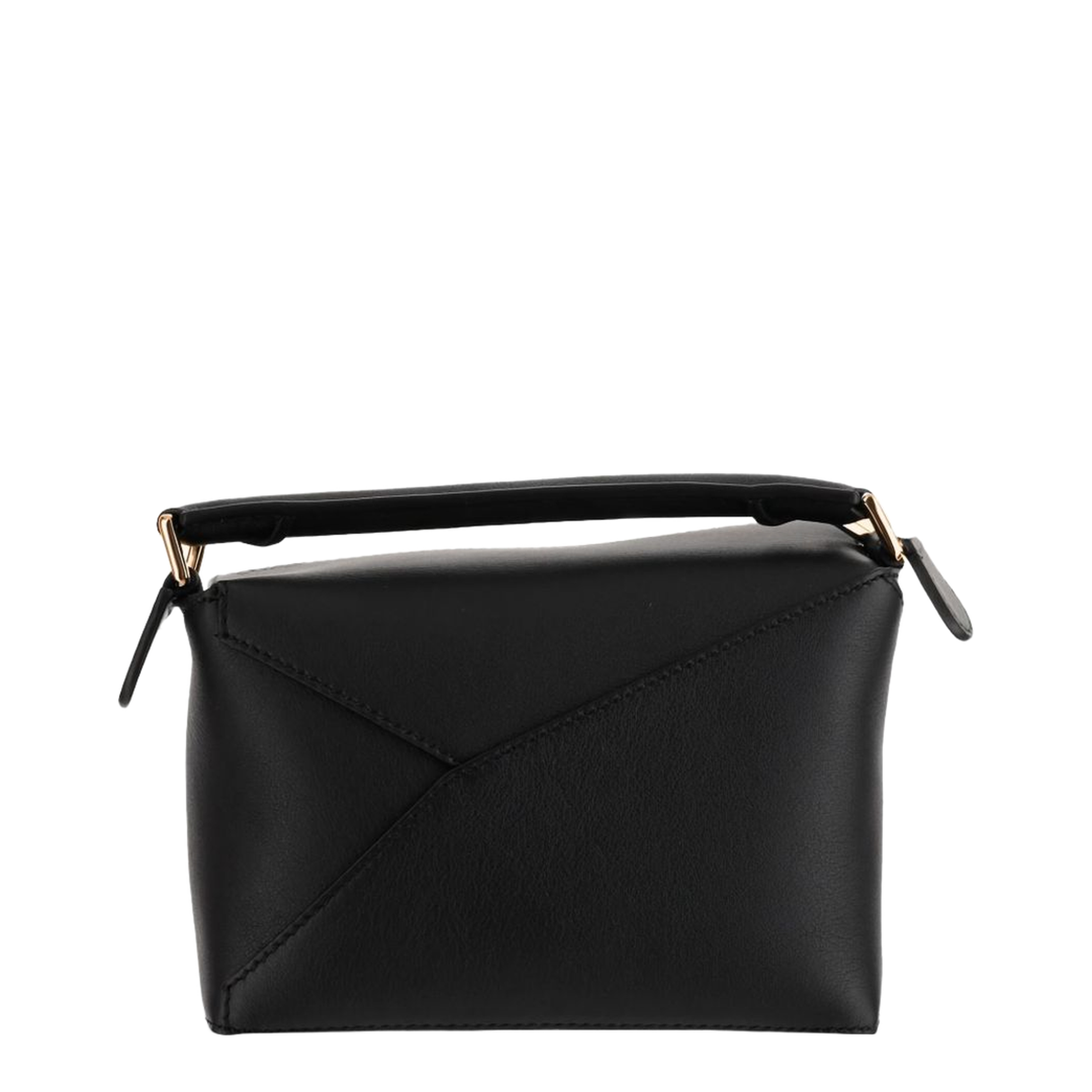Puzzle Edge Mini Calfskin Crossbody - Black - Image 3