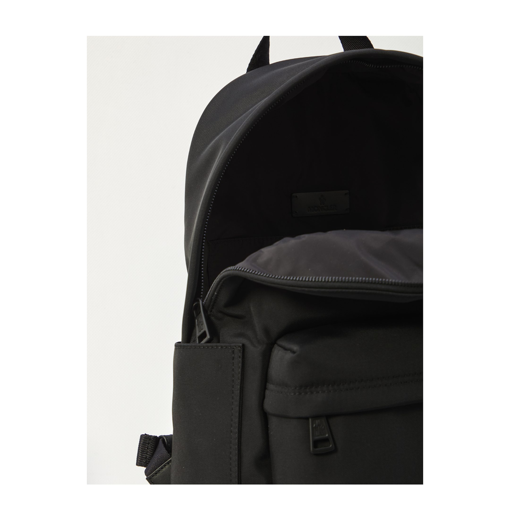 New Pierrick Metal Logo Backpack - Black - Image 4