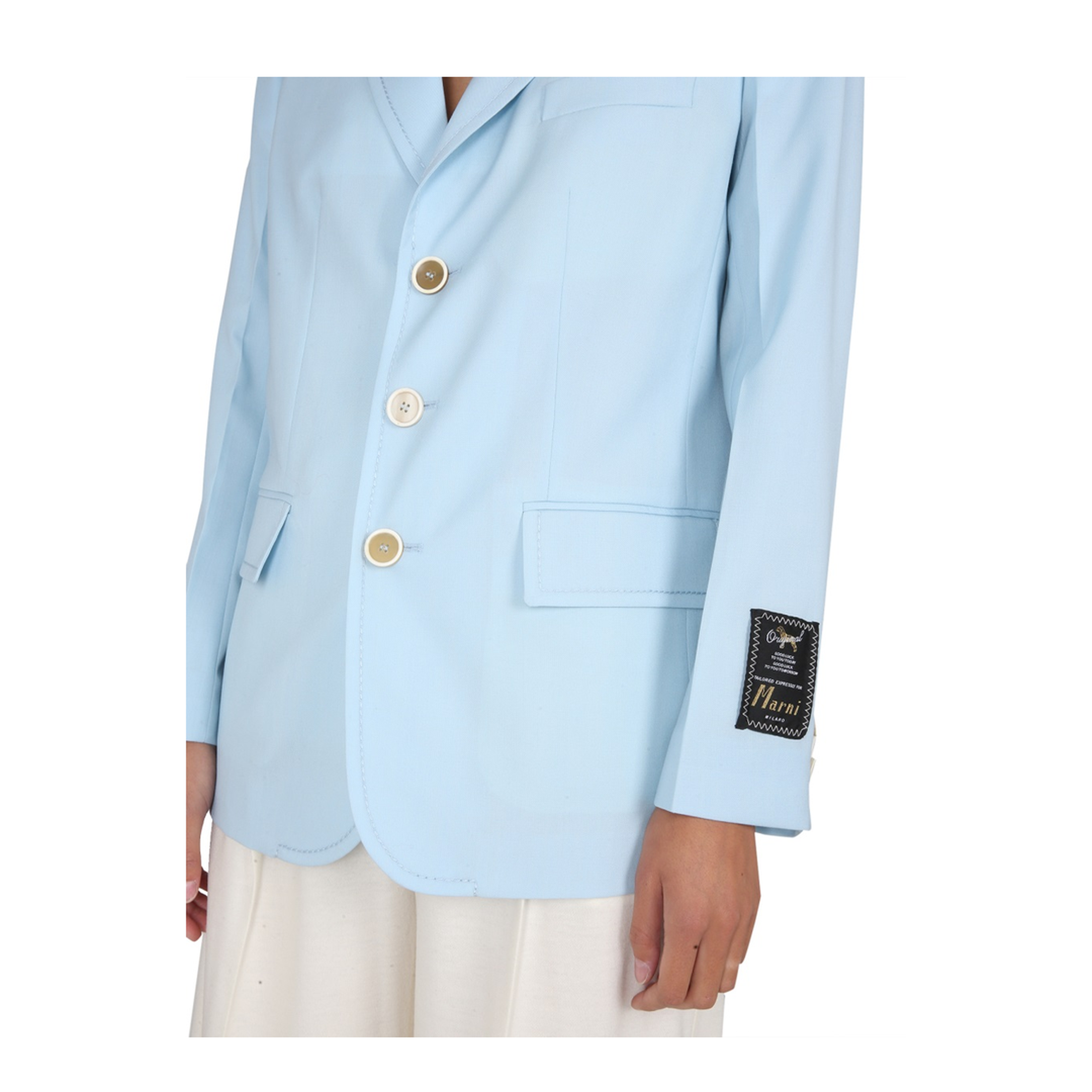 Cool Wool Long Blazer - Image 4