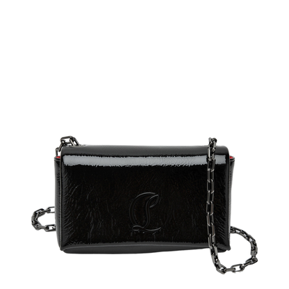 Large Flap Shoulder Bag Black - Image 1