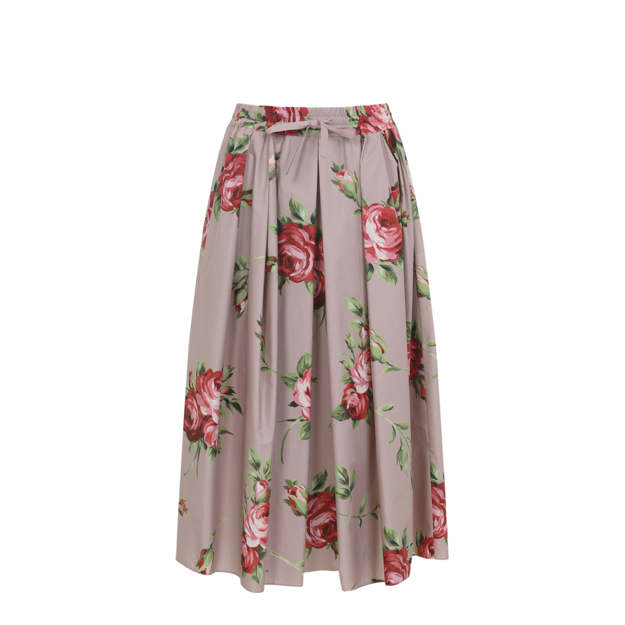 Cotton Midi Skirt - Image 1