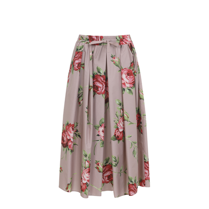 Cotton Midi Skirt - Image 1