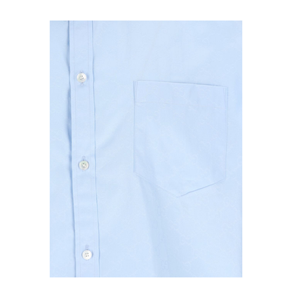 Light Blue Poplin Shirt - Image 3