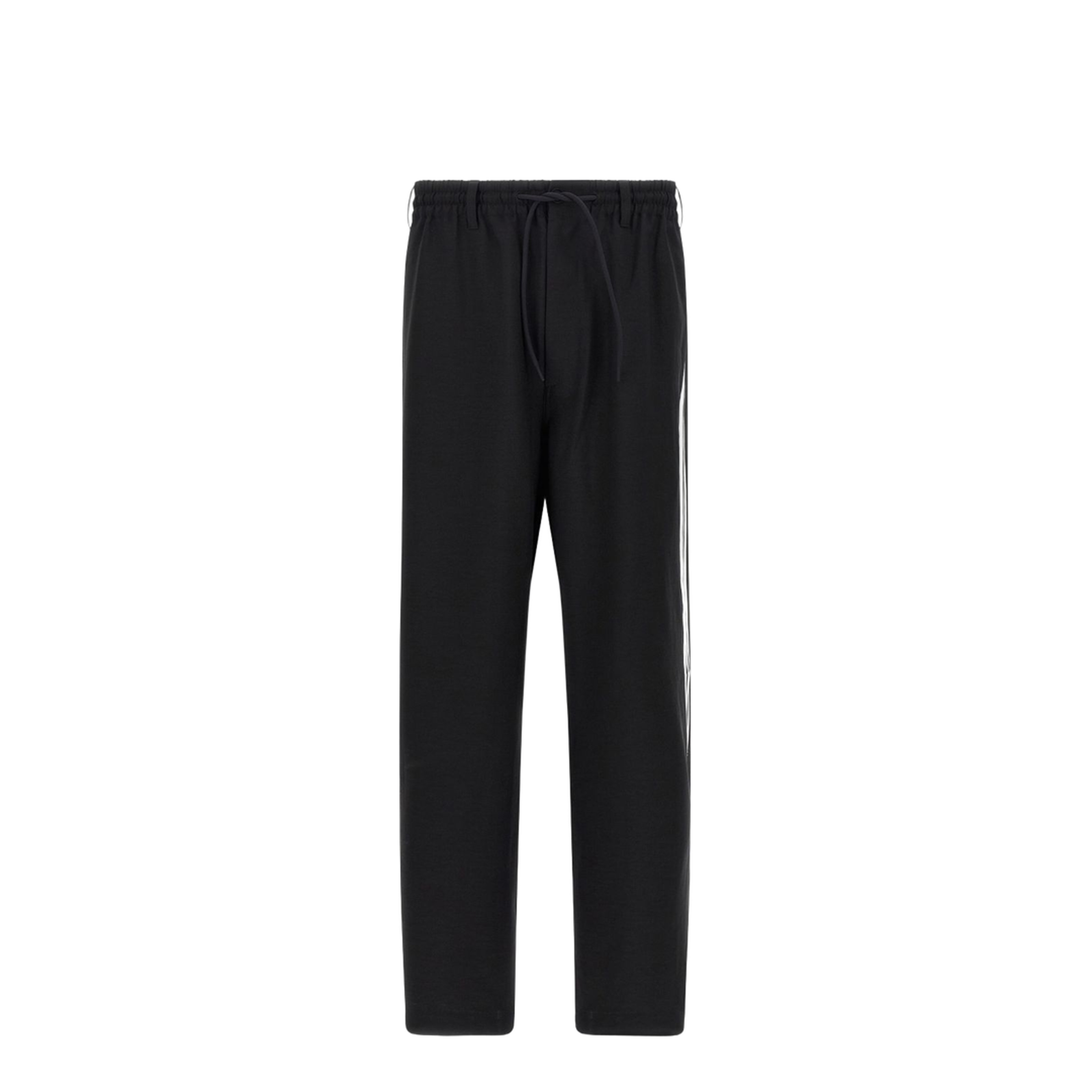 Black Drawstring Fastening Wide Leg Trousers - Image 1