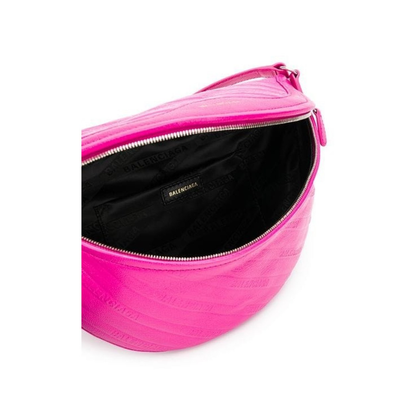 Fuchsia Leather Waist Bag - Image 3
