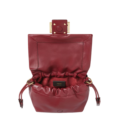 Women's Handbag Leather Red - Image 3
