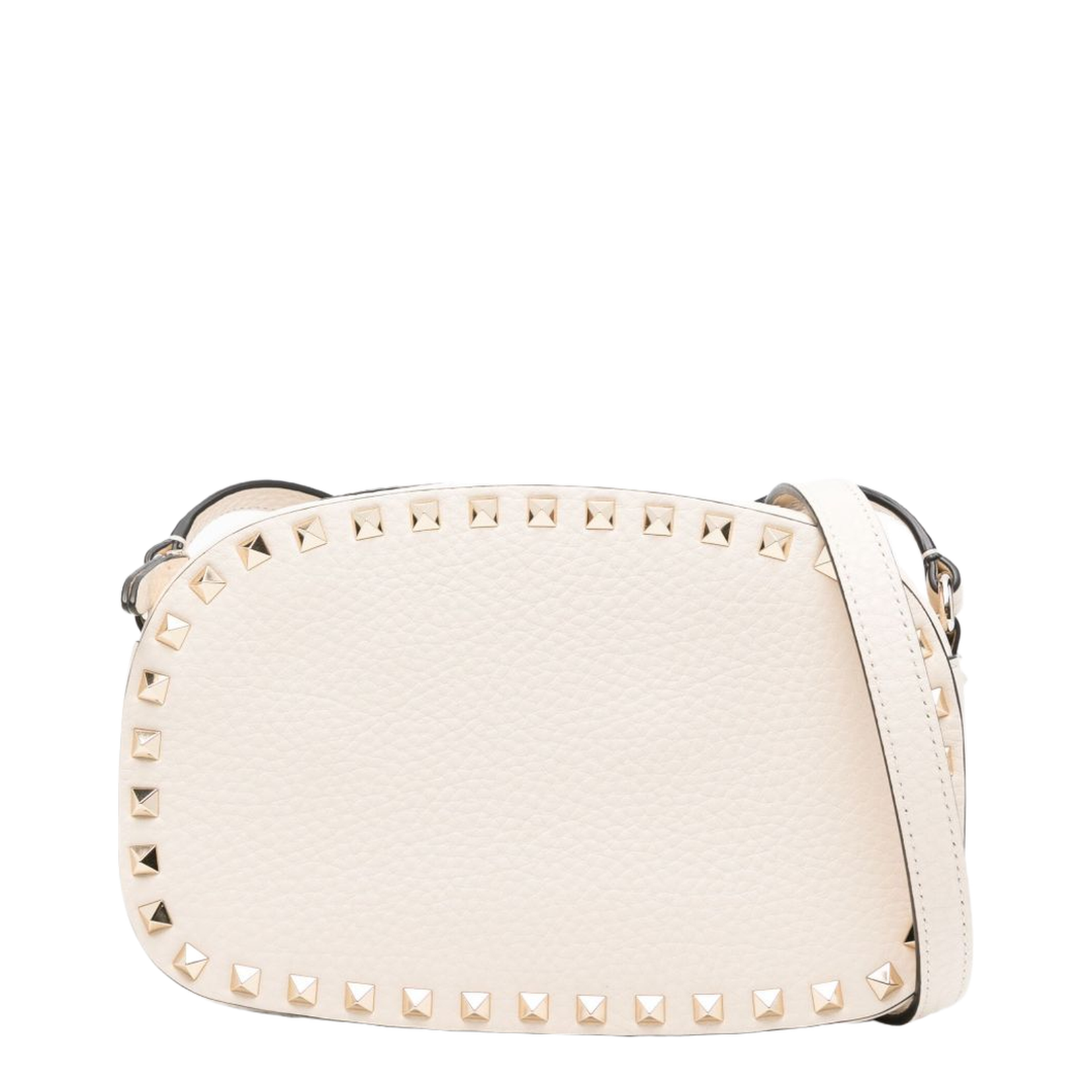 Mini Rockstud Shoulder Bag White - Image 1