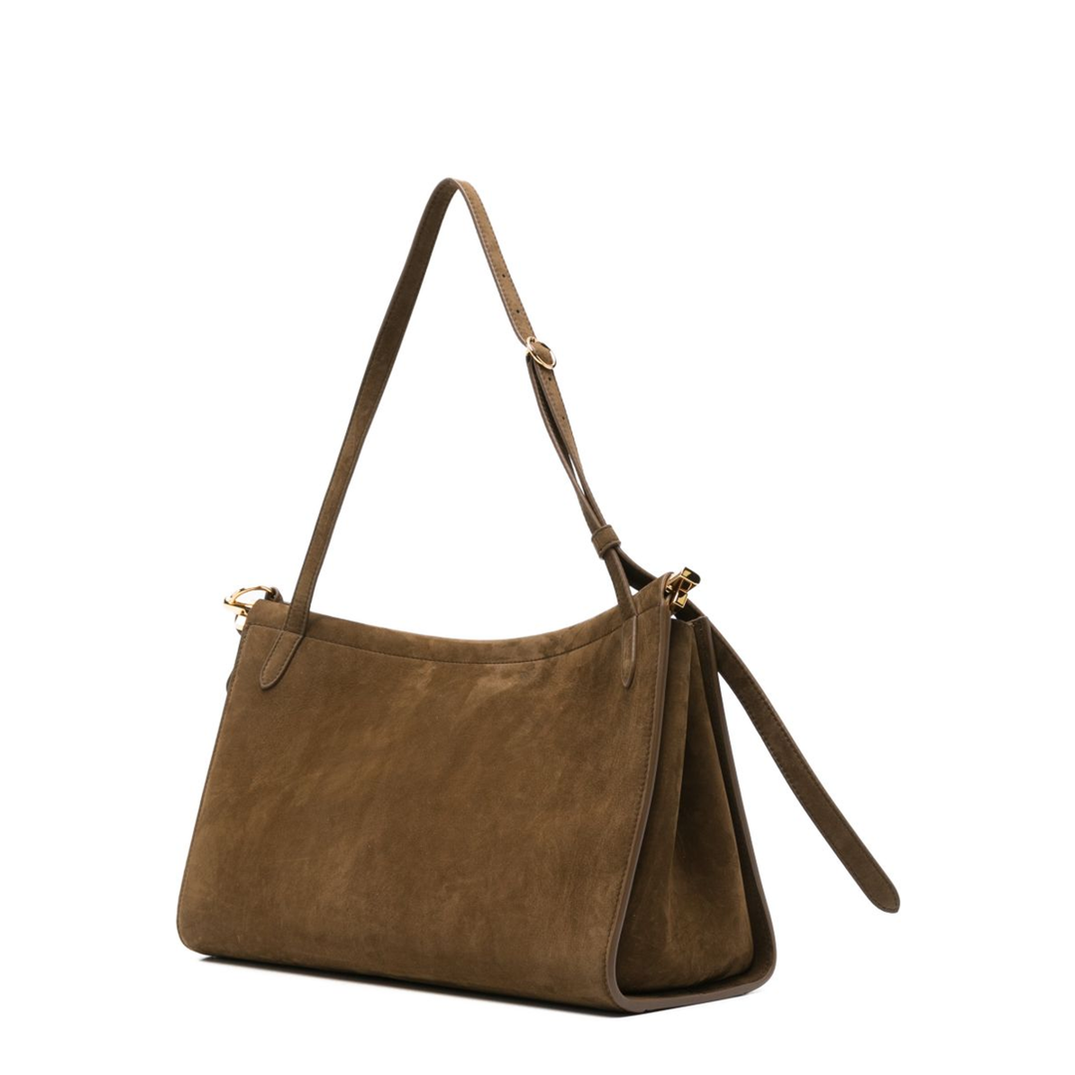 Le Click Pocket 35 Nubuck Calfskin Crossbody - Noir - Image 2