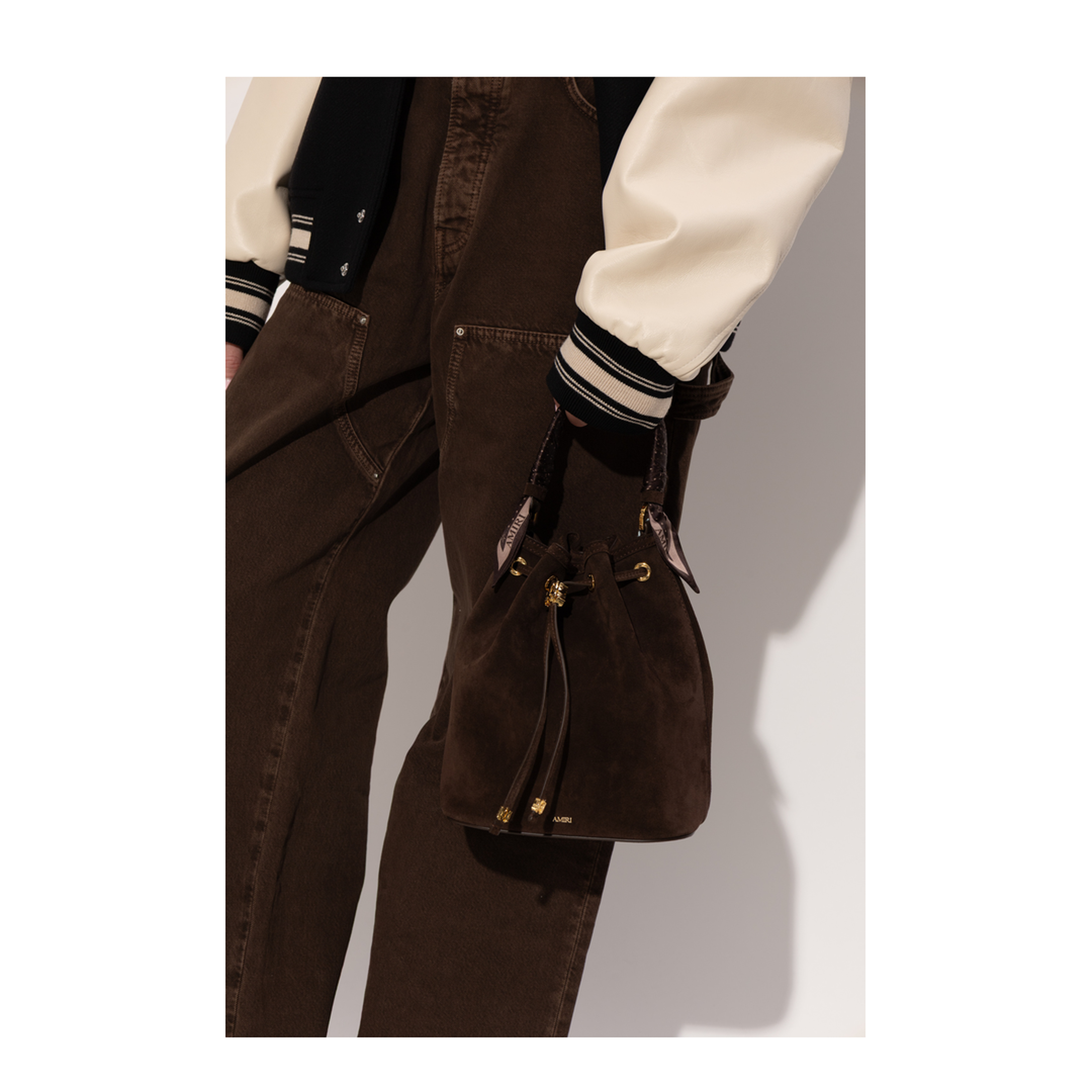 Suede Handbag - Image 2