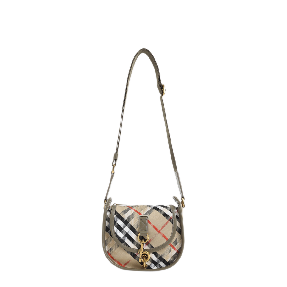 B Clip Mini Water-Repellent Canvas Crossbody Bag - Sand - Image 1