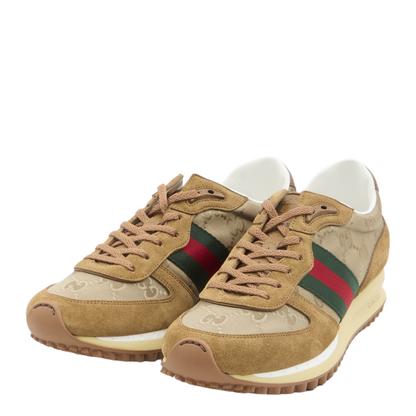 Re-Motion GG Nylon and Suede Sneakers - Image 2