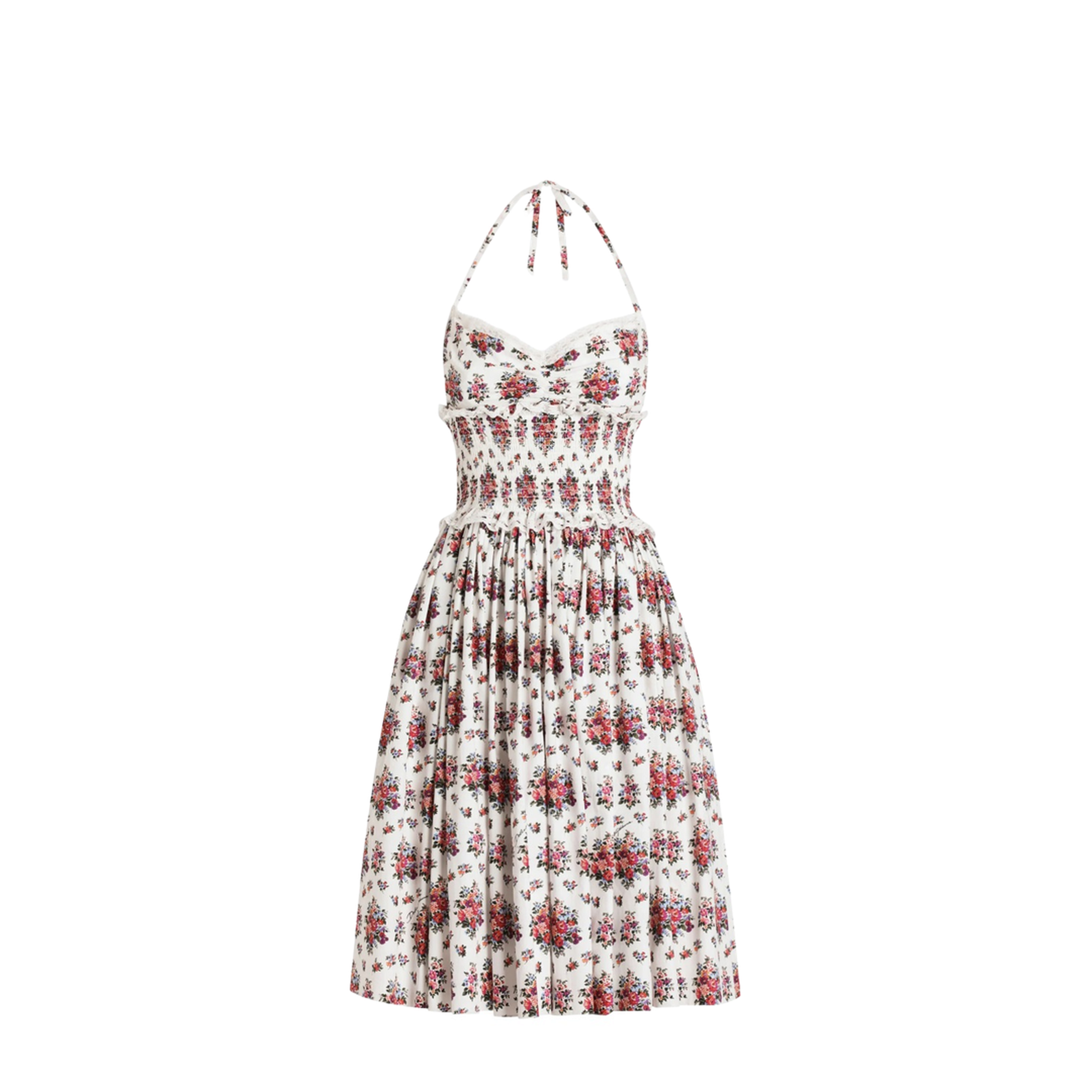 MIDI DRESS WITH FLORAL PRINT - Image 1