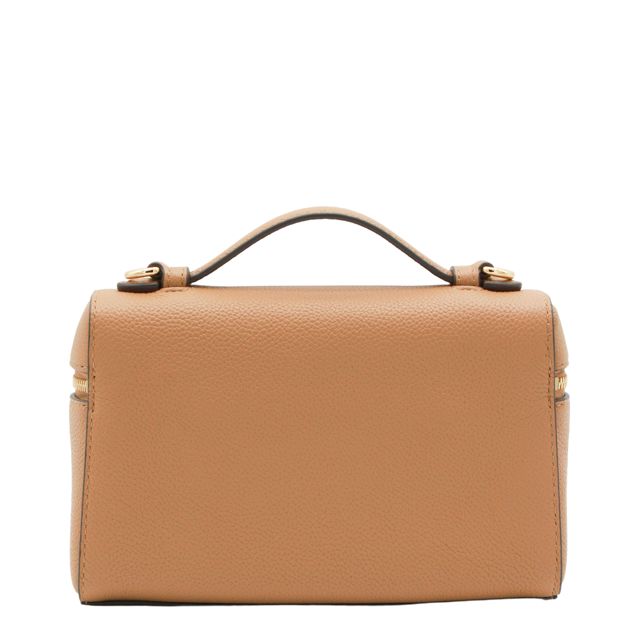 Romy Slim Mini Bag With Beige Leather Top - Image 3