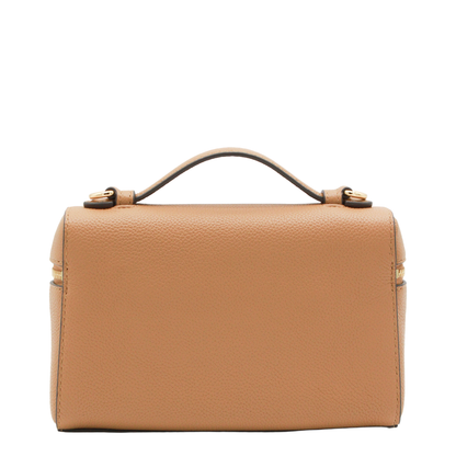 Romy Slim Mini Bag With Beige Leather Top - Image 3