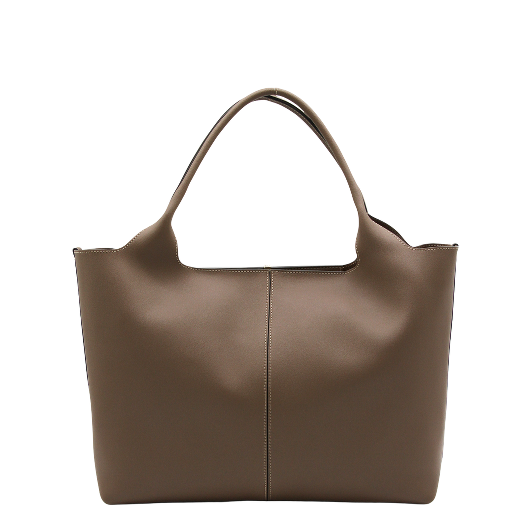 Shopping Bag in Leather Medium-Small - Image 5