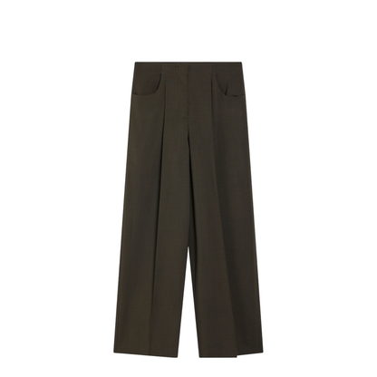 Trousers Wool Green - Image 1