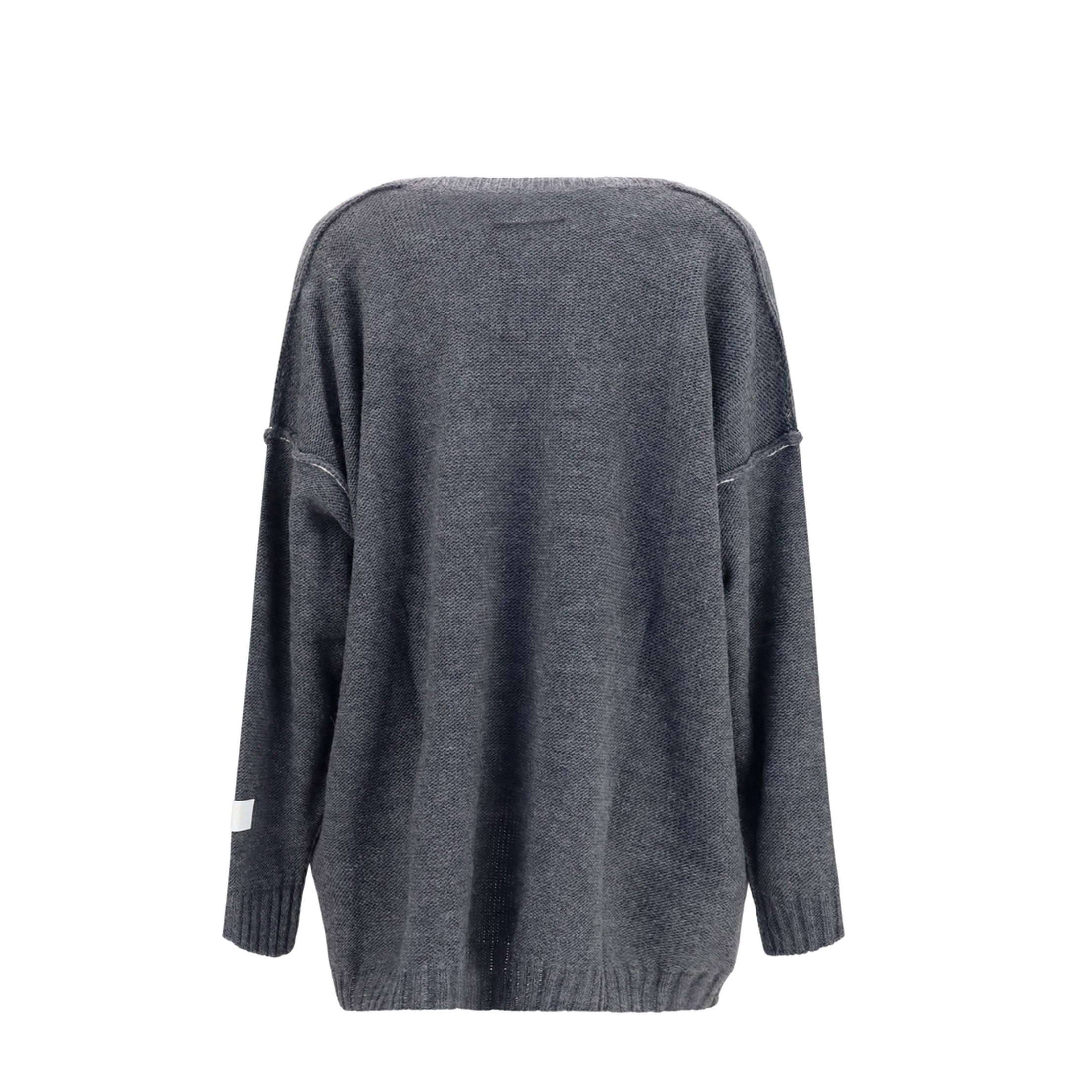 Oversized V-neck Sweater - Image 2