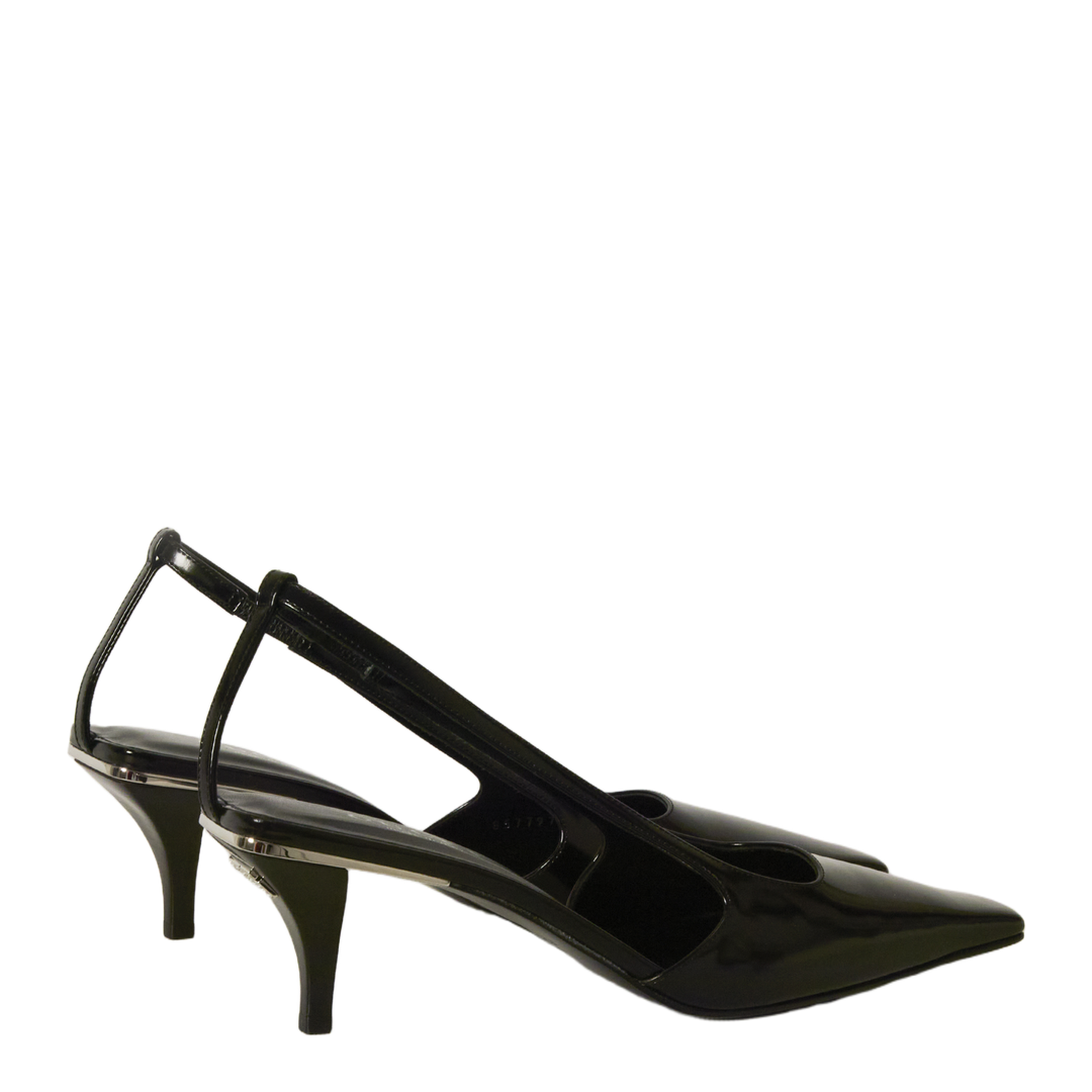 Crystal Logo Slingback Pumps - Image 3