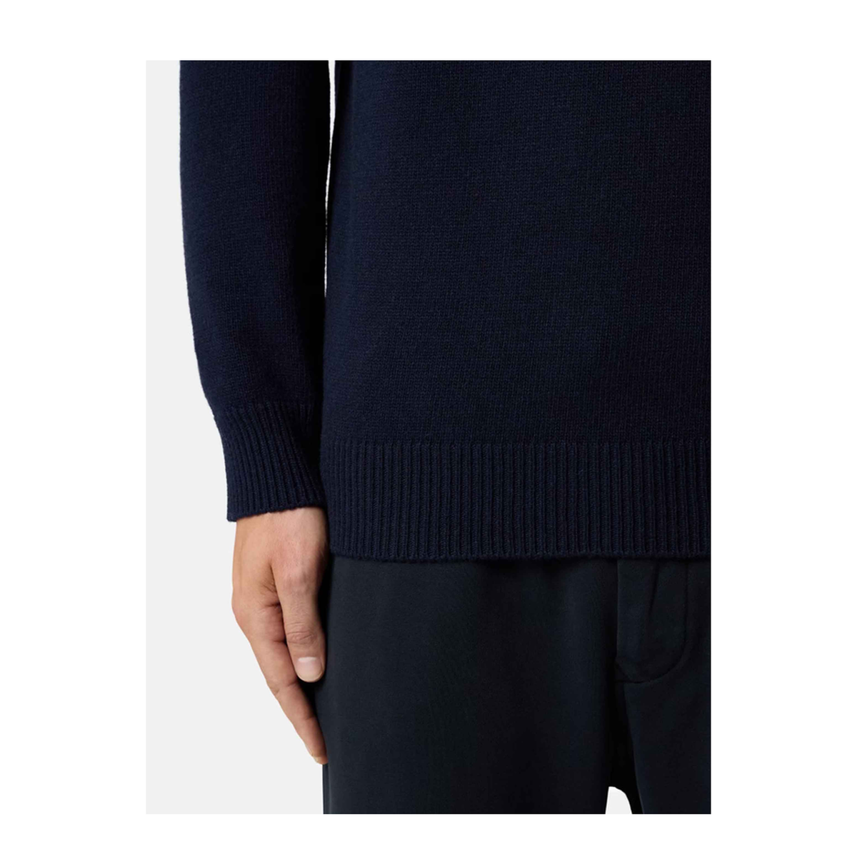 Sweater Crewneck With Logo Patch - Image 5