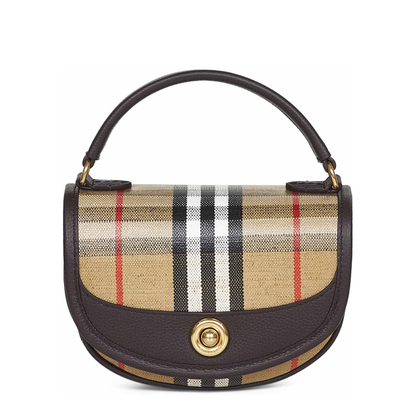 Highlands Mini Leather Crossbody Bags - Brown - Image 1