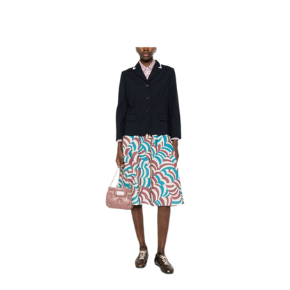 Printed Cotton Midi Skirt - Image 2