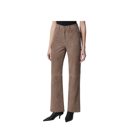 Brown Suede Trousers - Image 1