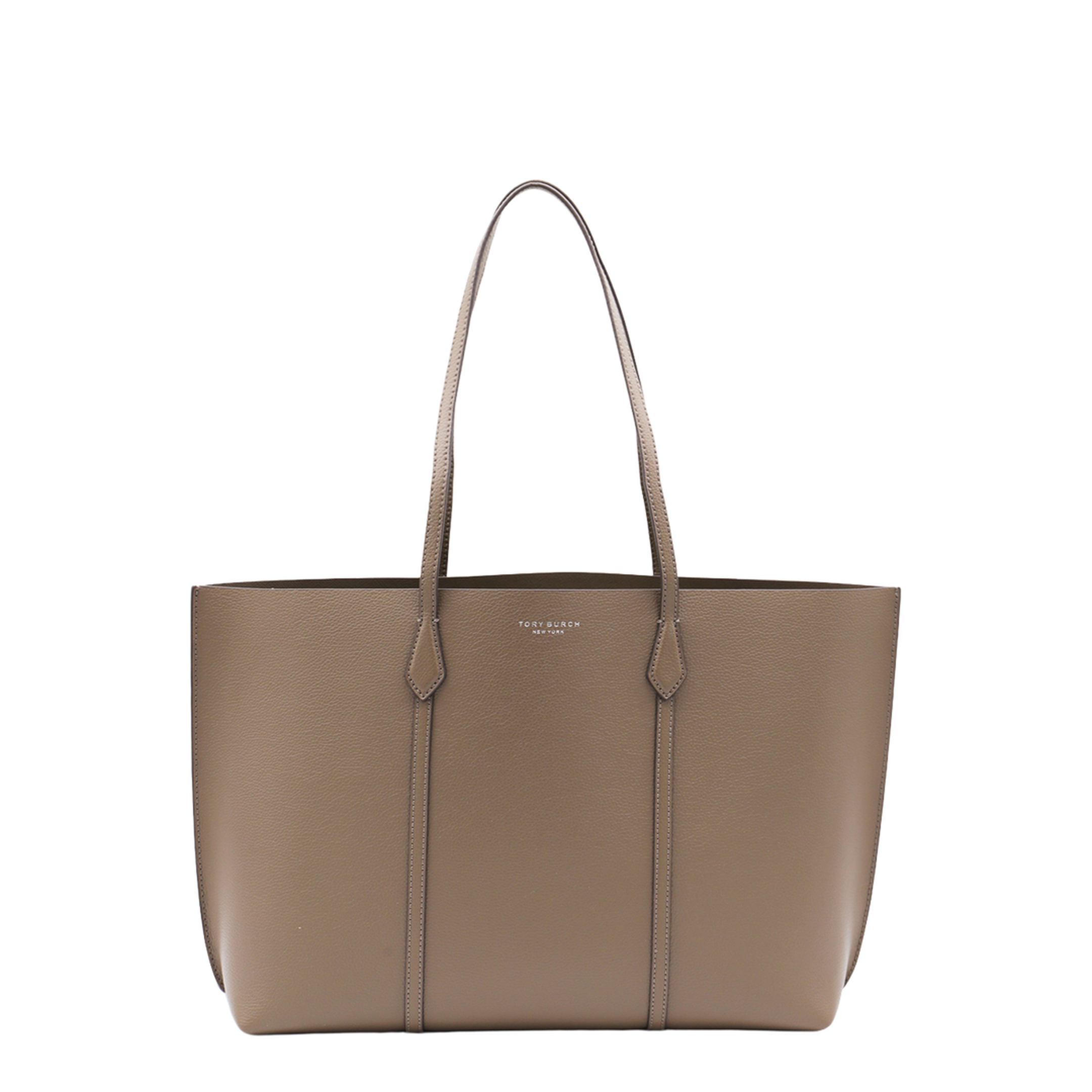 Perry Leather Tote - Wild Mushroom - Image 1