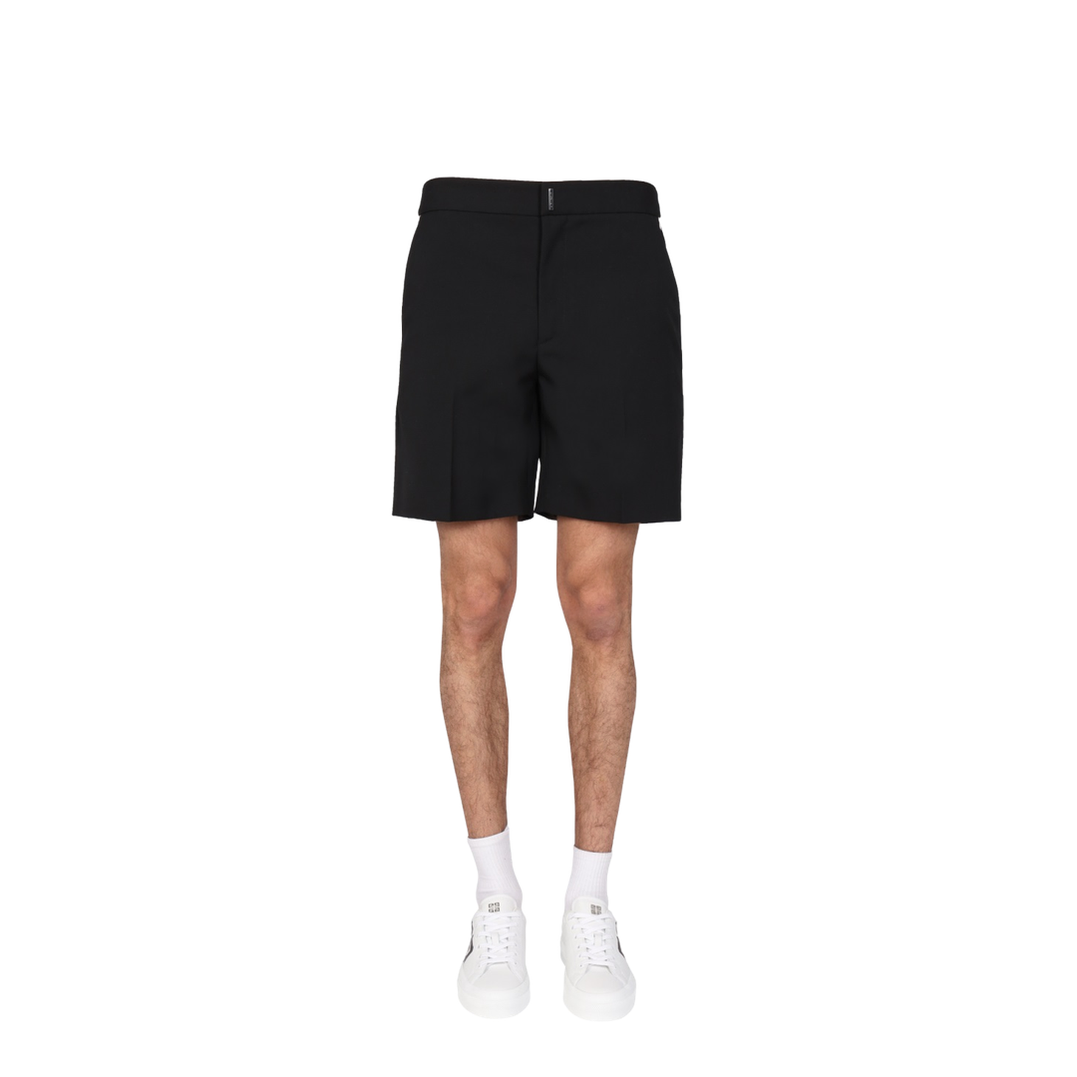 Logo Bar Bermuda Shorts - Image 1