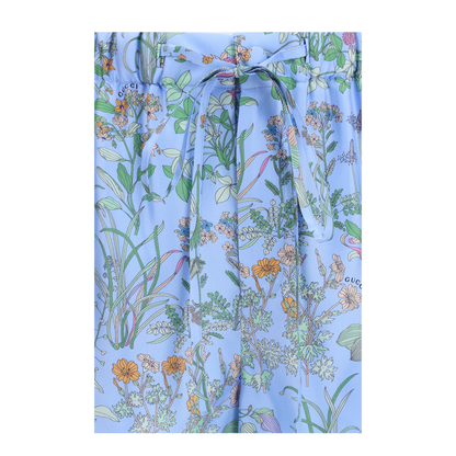 Printed Silk Twill Shorts - Image 3