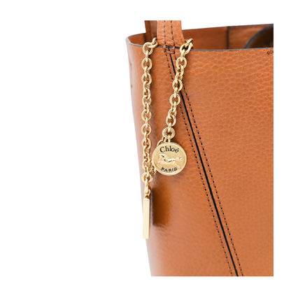 Small Spin Tote Bag in Grained Leather - Image 6