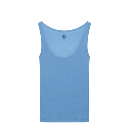 Women's Medusa Wool Tank Top Blue - Image 2