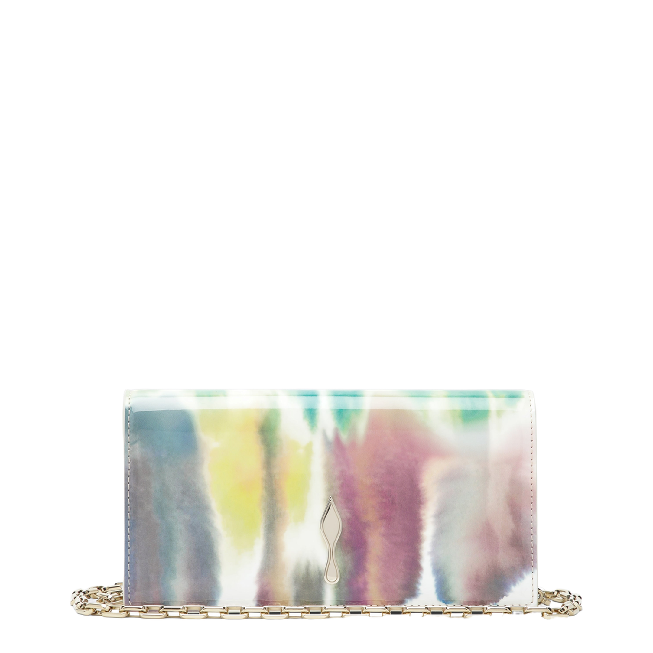 Bettina Clutch in Multicoloured Crepe Satin - Image 1