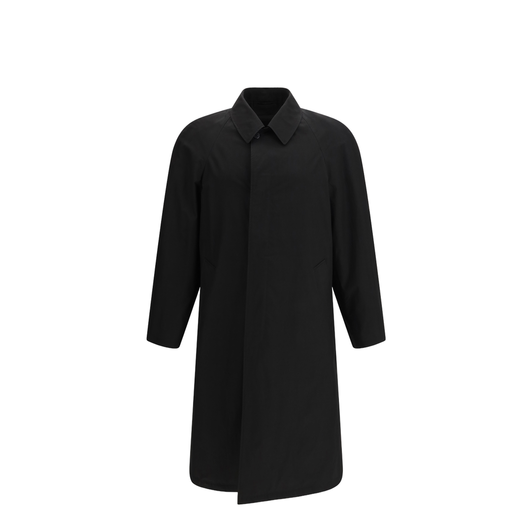Single-breasted Coat with Long Sleeves - Image 1