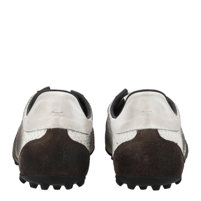 Sprinters White Grey Vintage-Effect Sneakers - Image 2