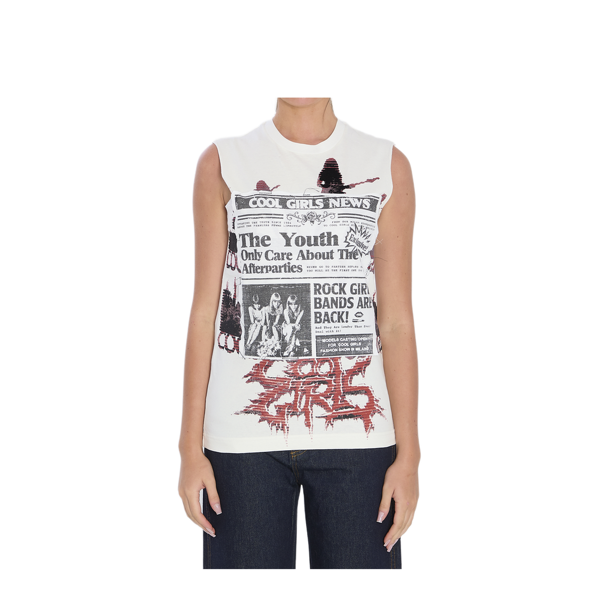 Printed Jersey Top - Image 1