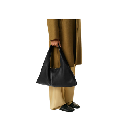 Black Supple Leather Etienne Shoulder Bag - Image 4