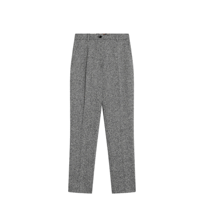 Wool-blend Dotted Trousers - Image 1