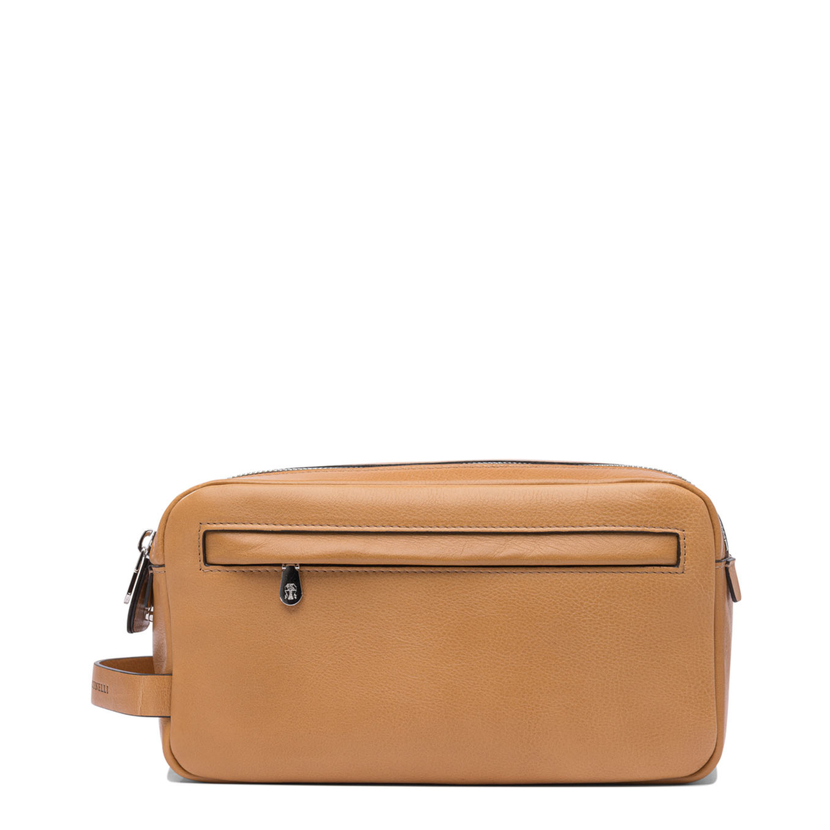 Beauty Case with Double Zipper in Natural - Image 1