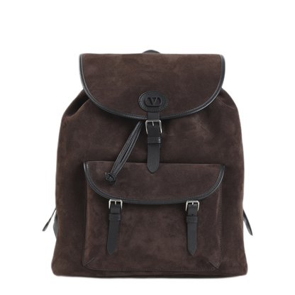 Antibes Suede Backpack - Ebony - Image 3