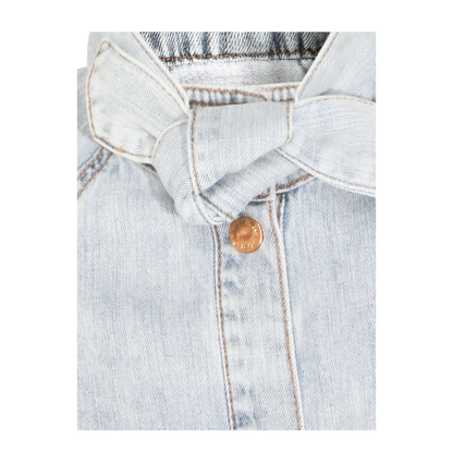 Bow-tie denim top - Image 3