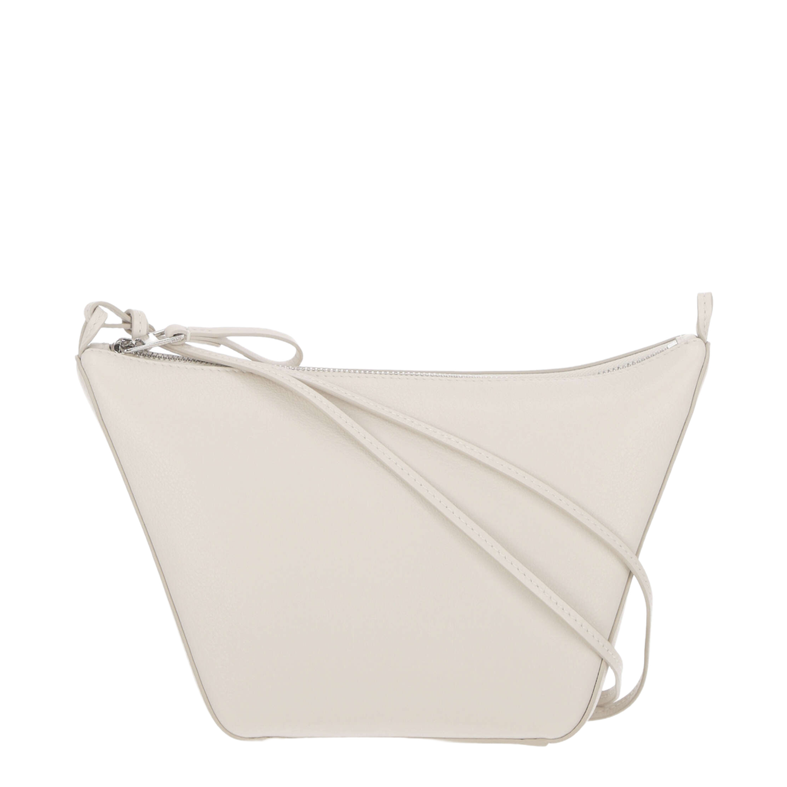 Leather Mini Hammock Hobo Bag - Image 1