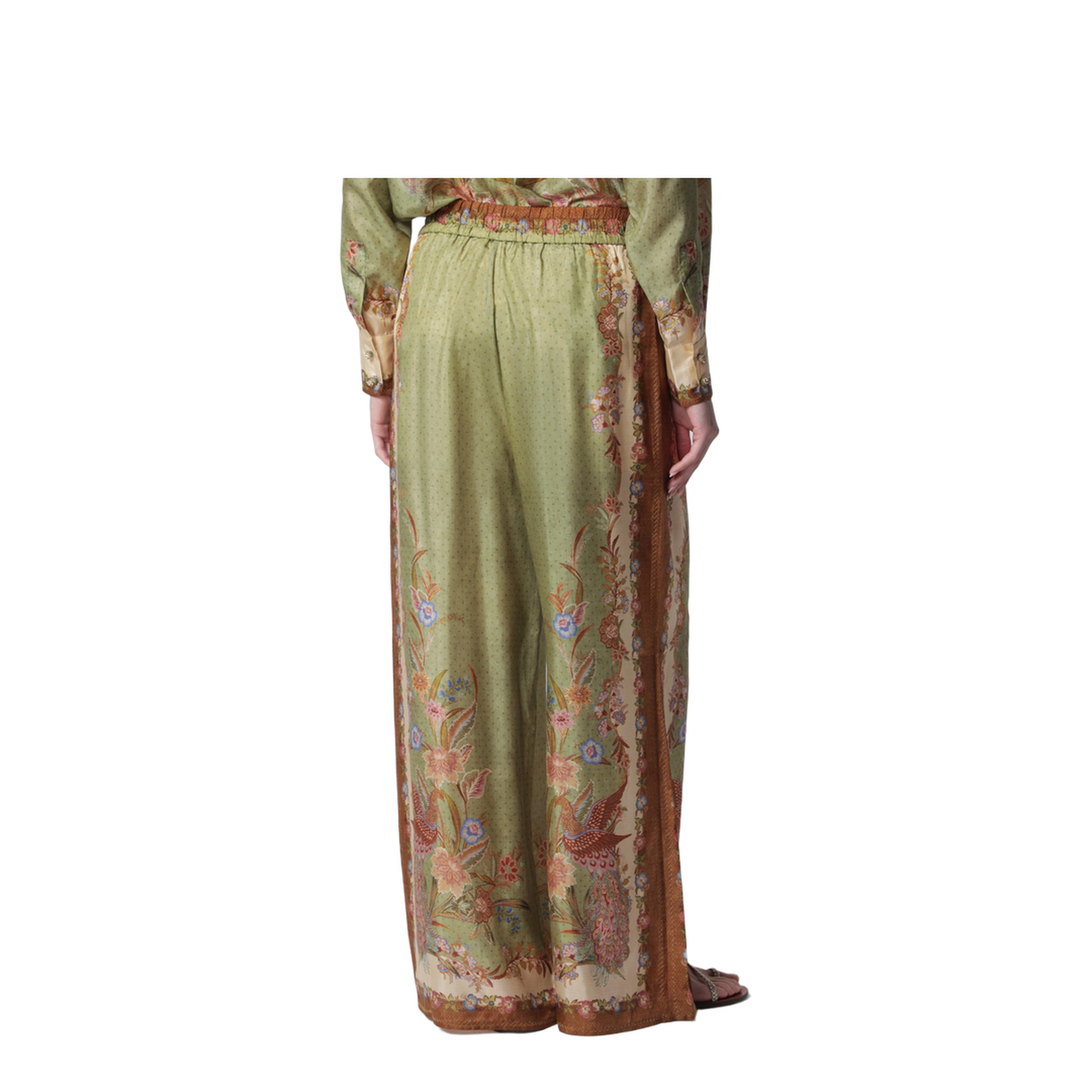 Indra Relaxed Trousers with Floral Print - Image 2