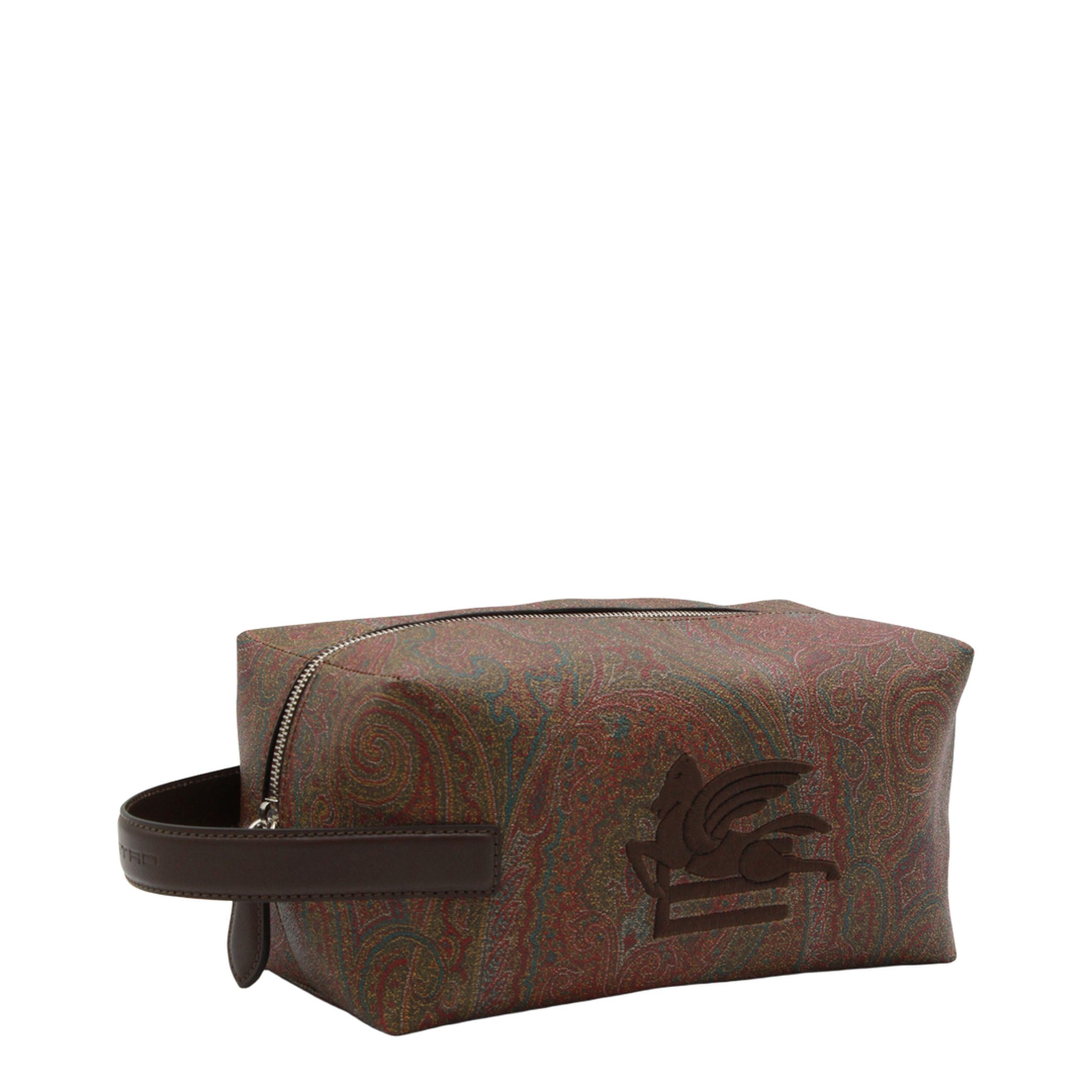 Arnica Medium Paisley Jacquard Pouch - Brown - Image 2
